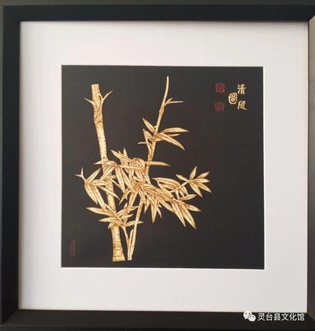 快來圍觀丨靈臺縣文化館干部劉強麥稈畫又出新作品啦！